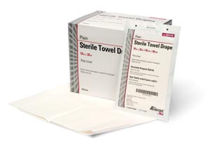 Towel Drape Plain Disposable Poly-interlined Sterile Latex-free 18'X26' White (50/BX 6BX/CS) by Pro Advantage  ID N207100